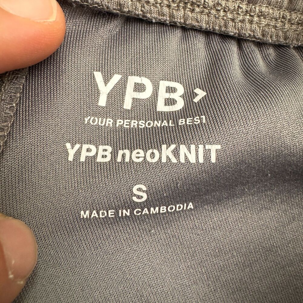YPB Neoknit Fleece Barrel Leg Balloon Jogger Sweatpants Womens Small Gray Casual - Picture 7 of 16